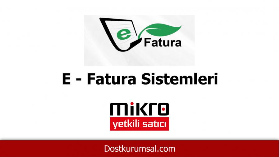 E-Fatura  Sistemleri Antalya