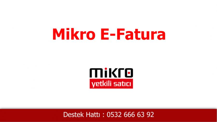 Mikro E-Fatura